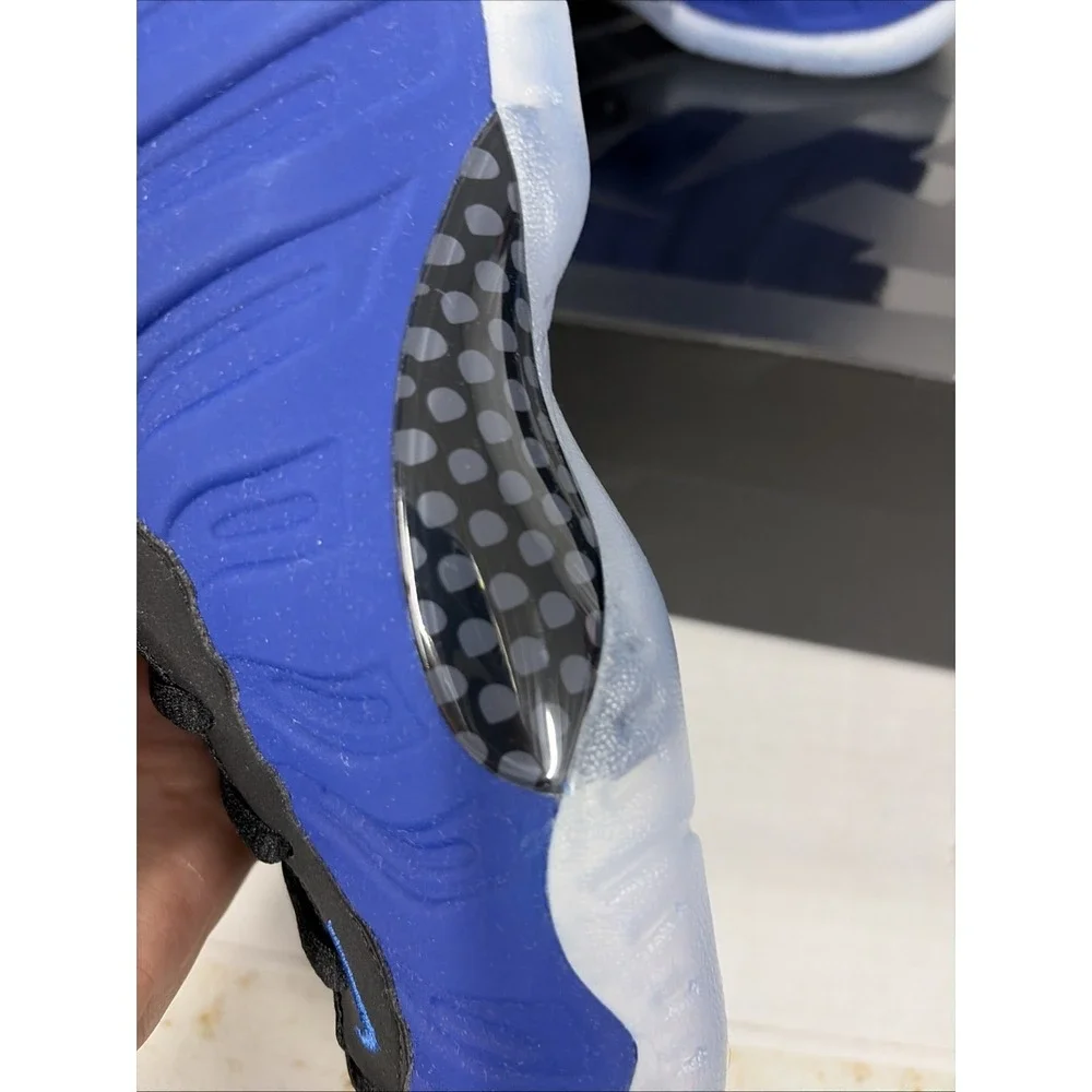 100% authentic NIKE Little POSITE ONE (GS) 7Y Royal blue black BRAND NEW
